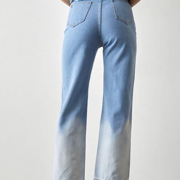 ✨HP✨NWT j.ing blue ombré straight jeans - Picture 4 of 11